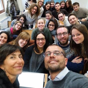 Selfie! Luciano Cantoni, Paola Marazzini di Google e gli studenti del Master.