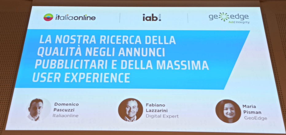 ItaliaOnline & Geoedge- L’importanza della qualità negli annunci&nbsp;pubblicitari