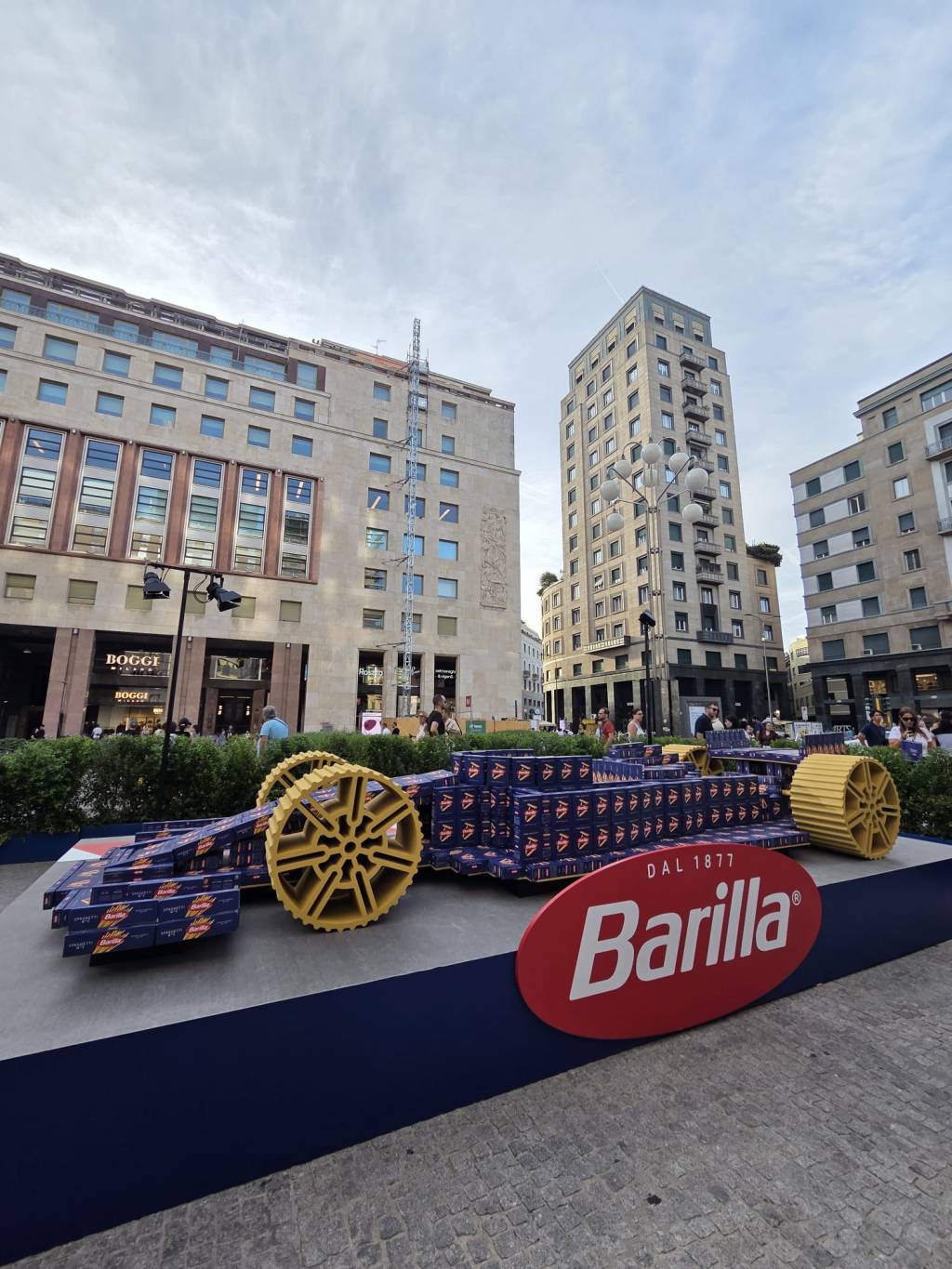 Il “Circuito Perfetto” di Barilla: la Formula 1 si siede a tavola in San&nbsp;Babila